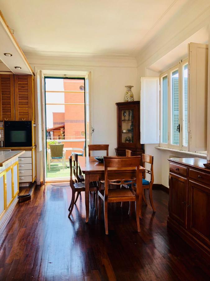 Penthouse Sea View Apartment Lido di Ostia Bagian luar foto